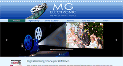 Desktop Screenshot of mg-electronic.de