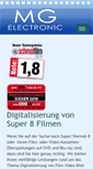 Mobile Screenshot of mg-electronic.de